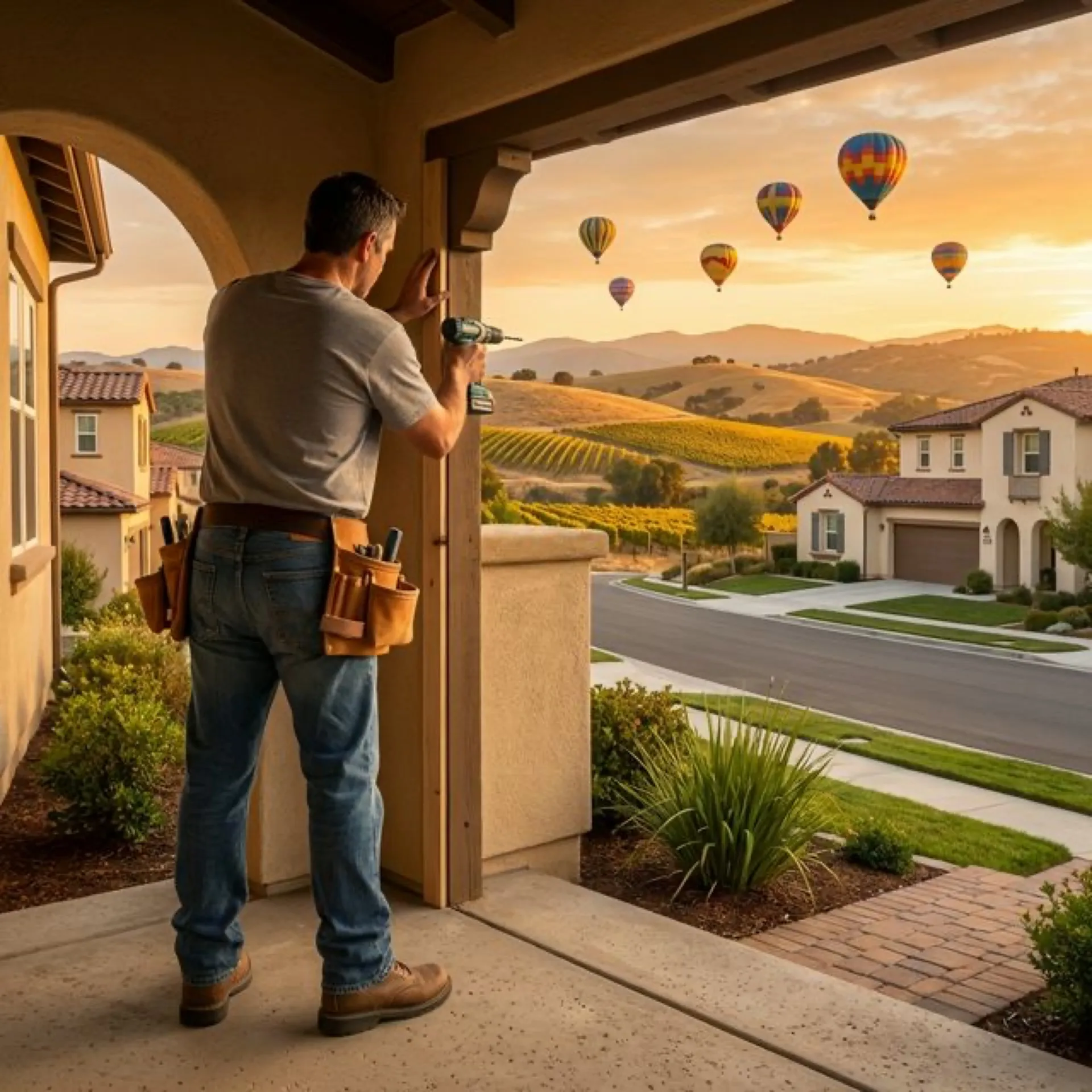 Repair Hero handyman at work in Riverside & San Diego County